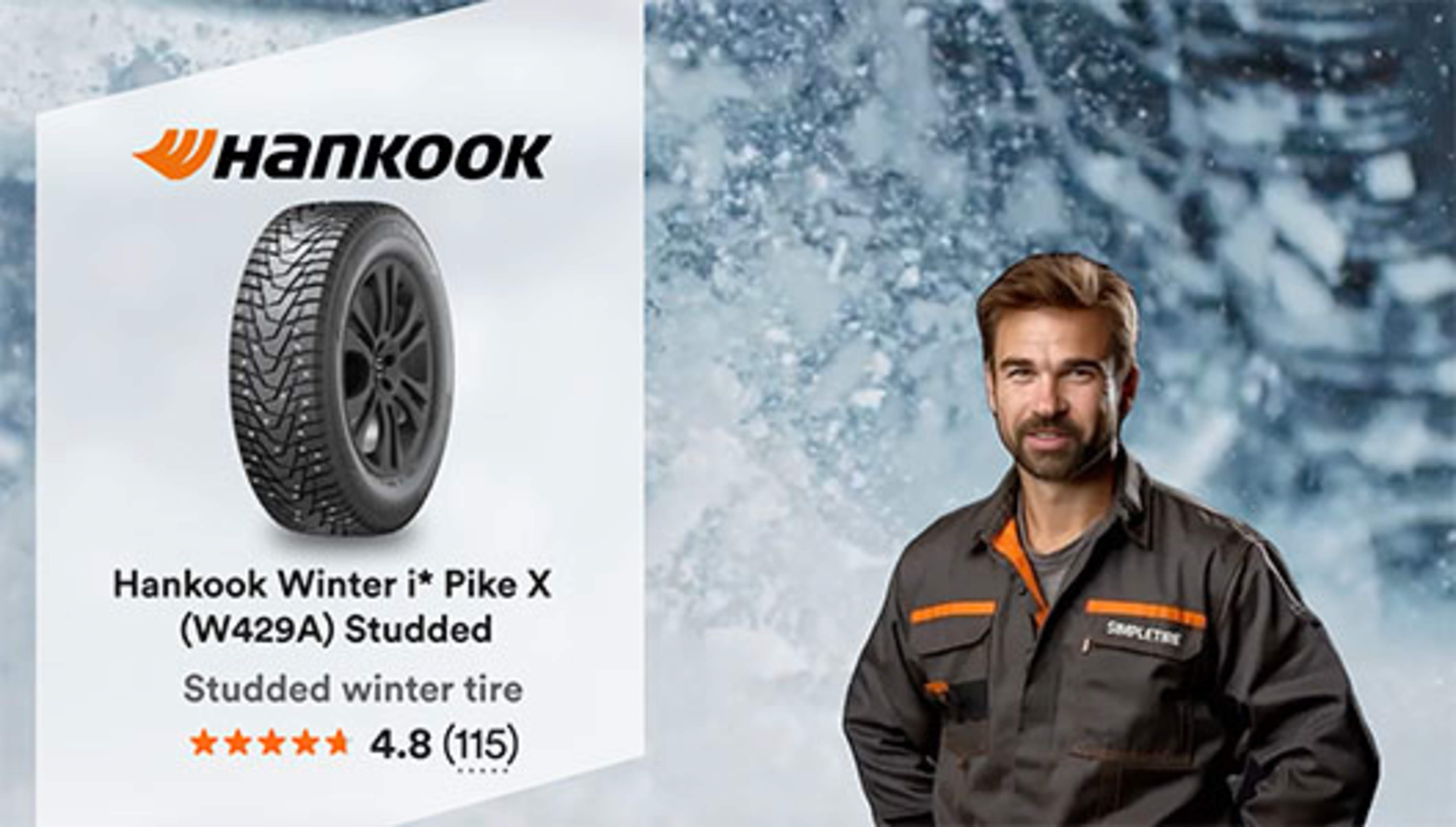 Hankook Winter i*Pike X (W429A) Studded tires