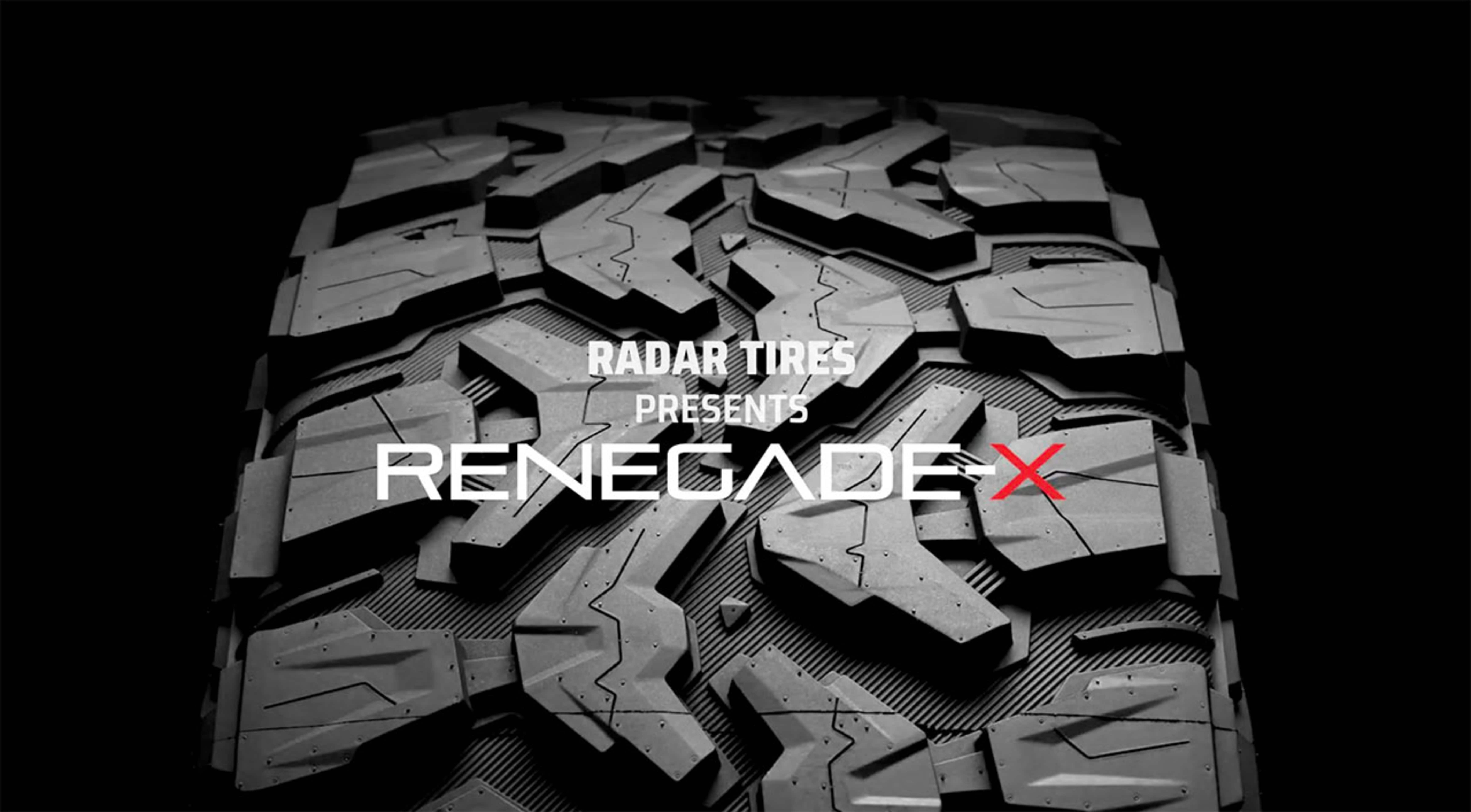 Radar Renegade X tires