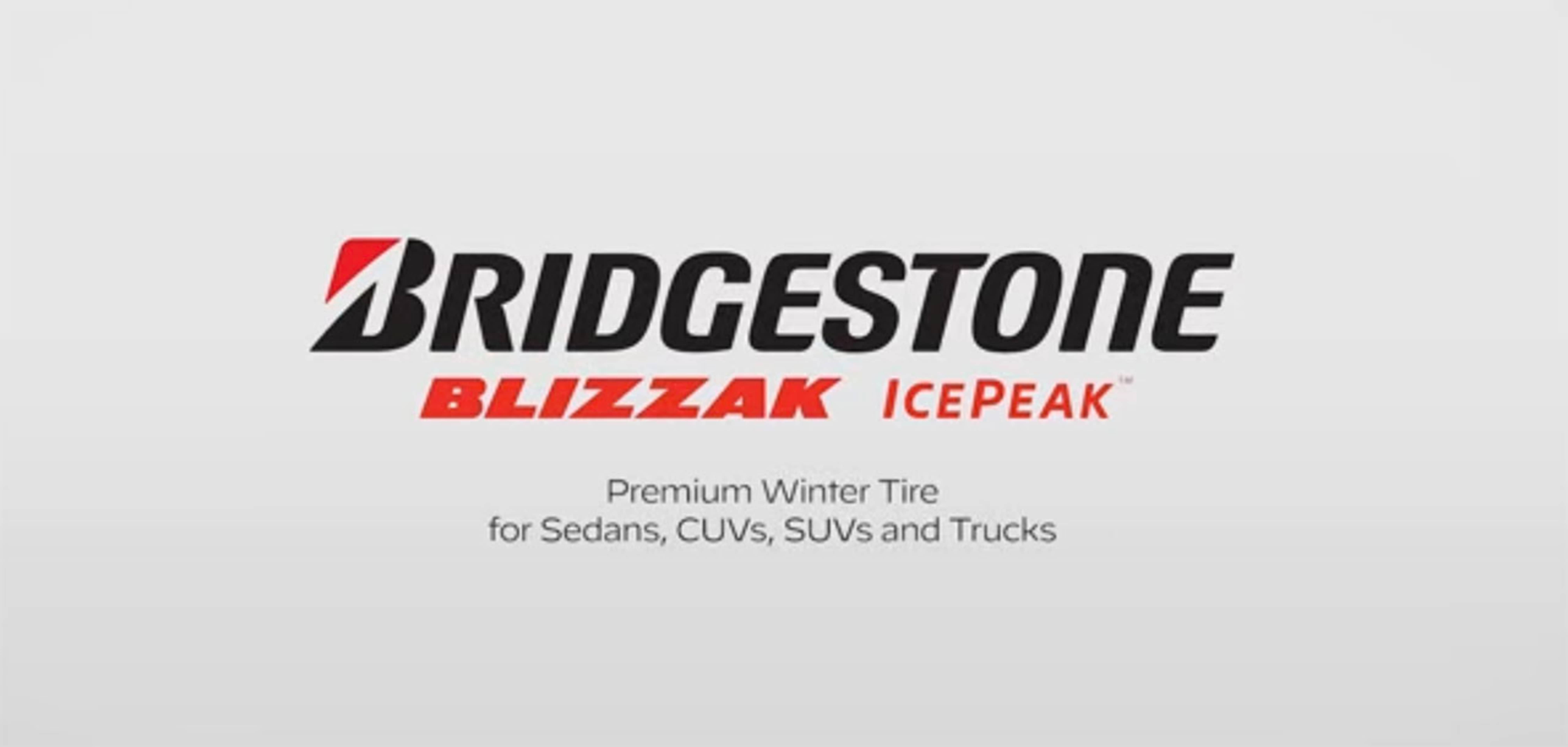 Bridgestone Blizzak IcePeak tires