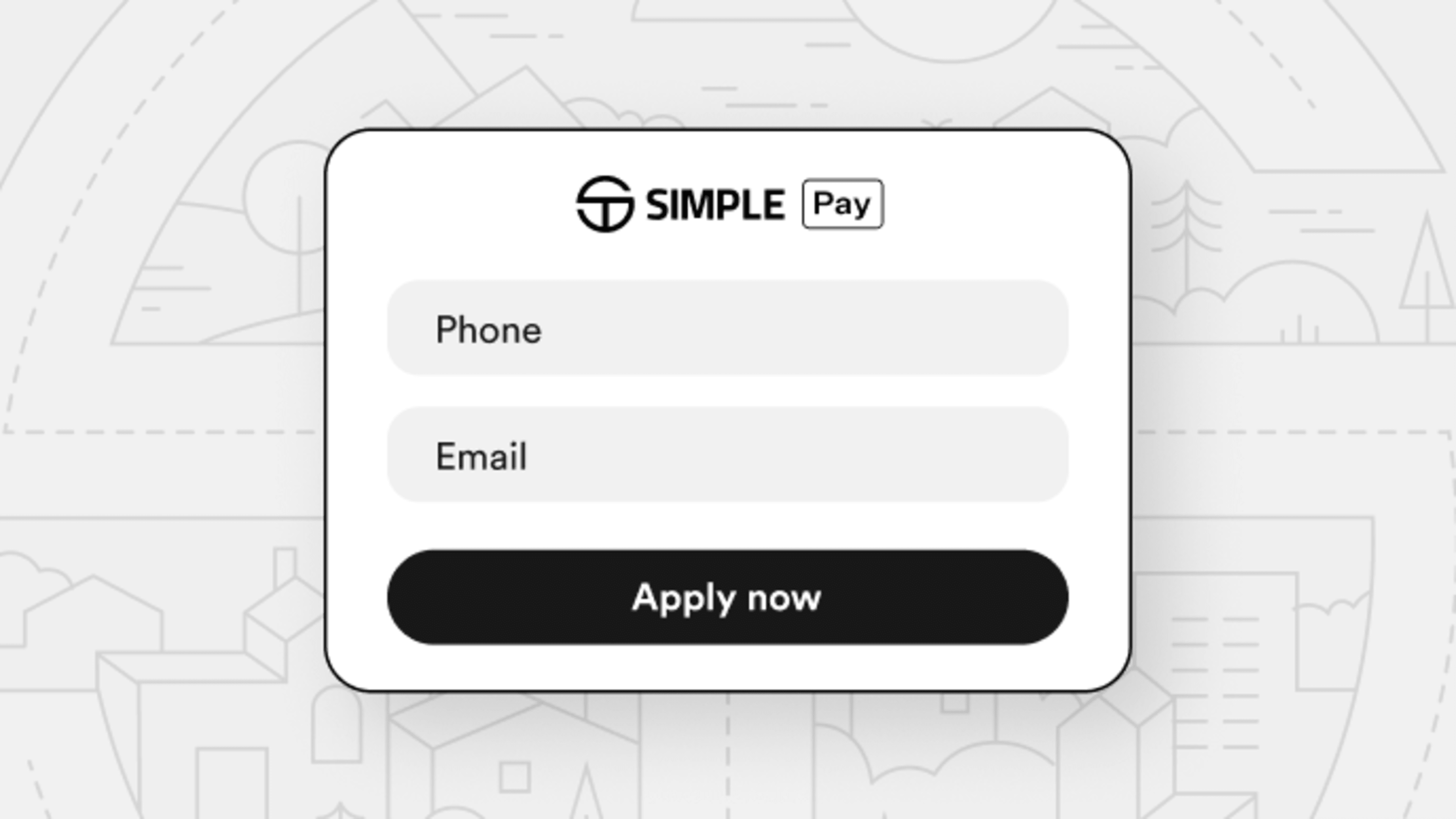 SimplePay login form