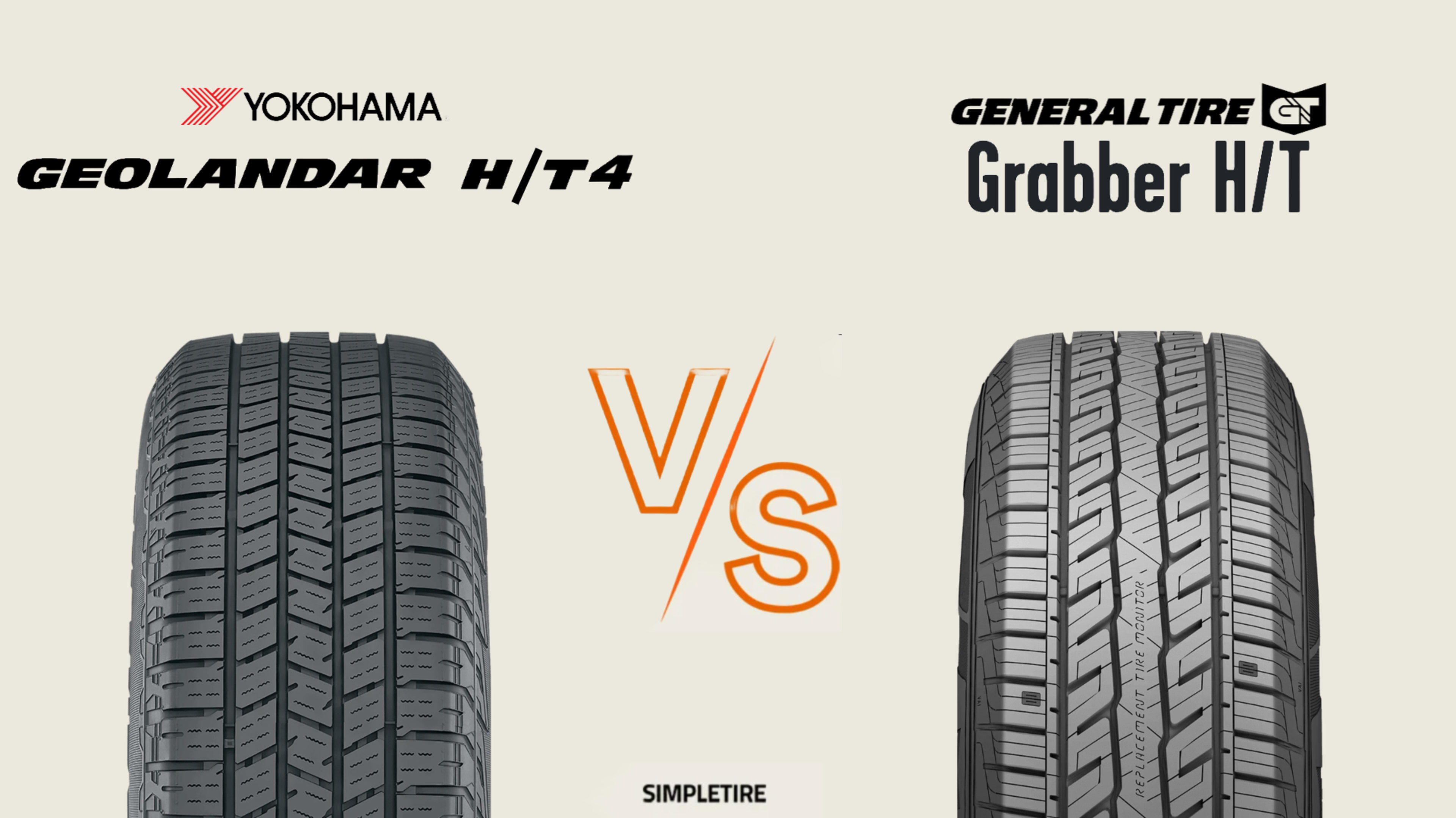 Yokohama Geolandar H/T4 vs General Grabber H/T tires
