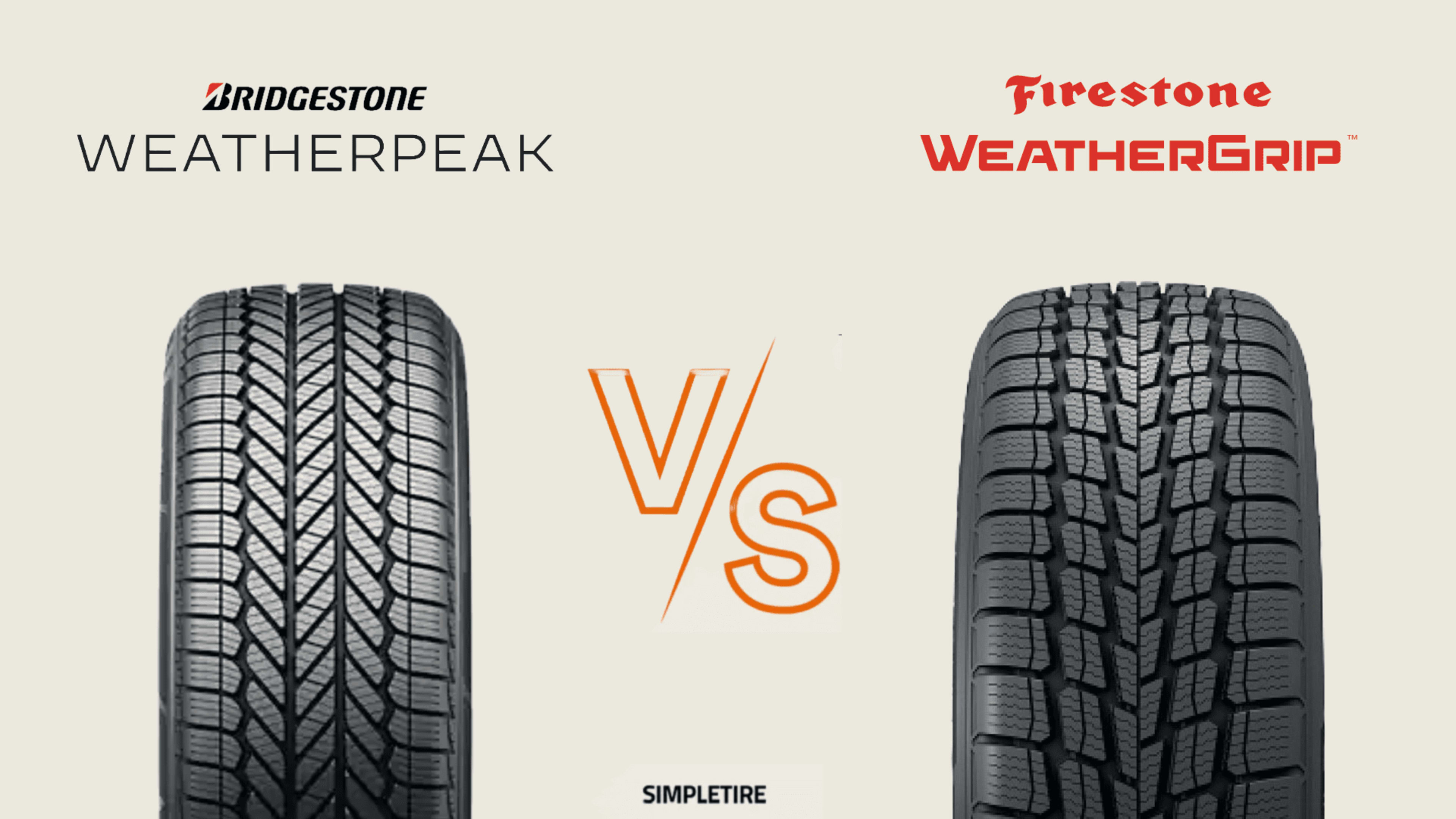 Bridgestone Weatherpeak vs Firestone Weathergrip tires