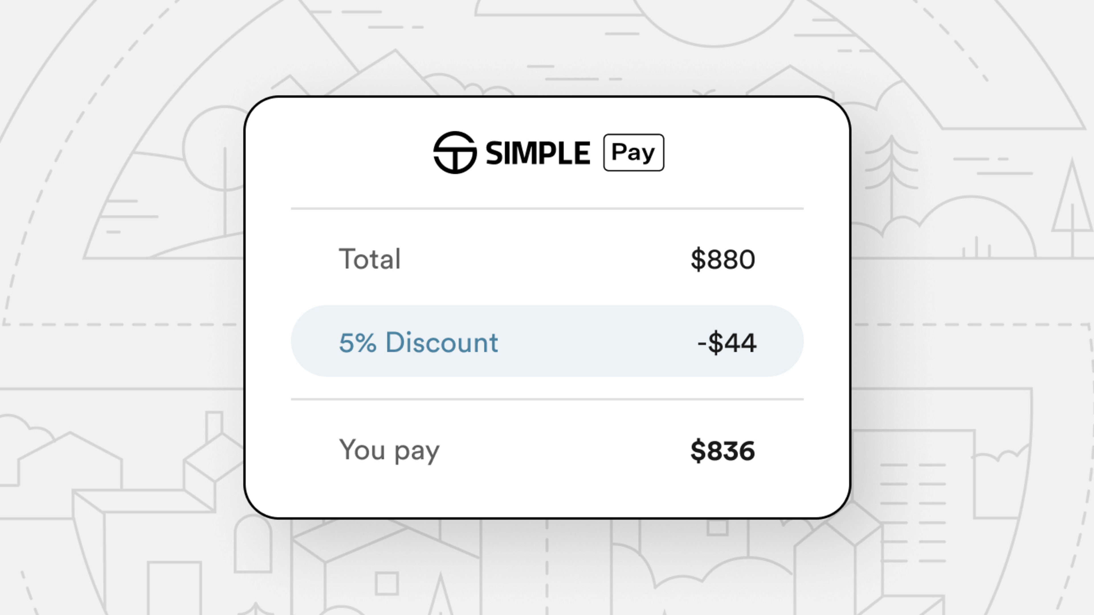 simplepay save 5 on your first order