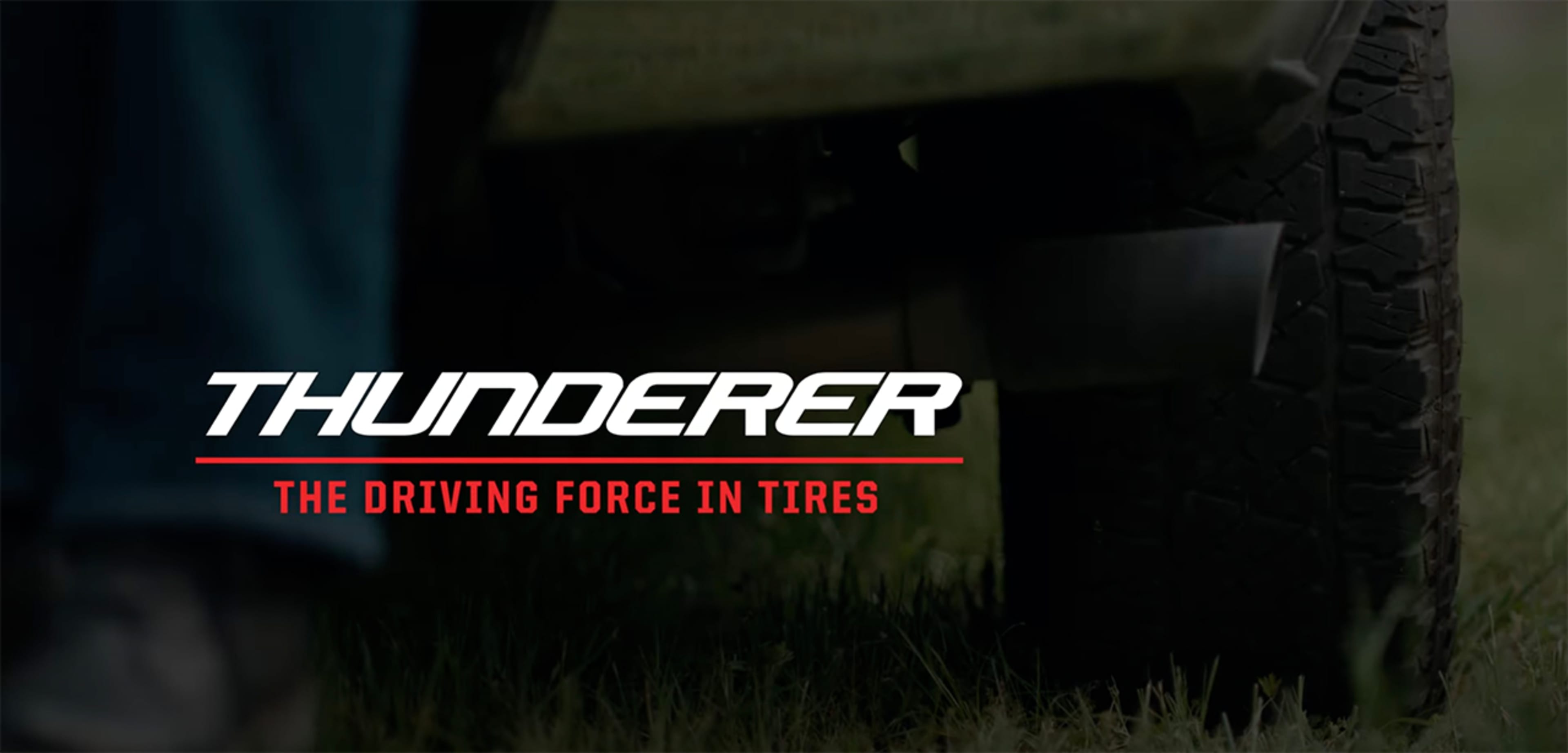Conquer any terrain with Thunderer tires!
