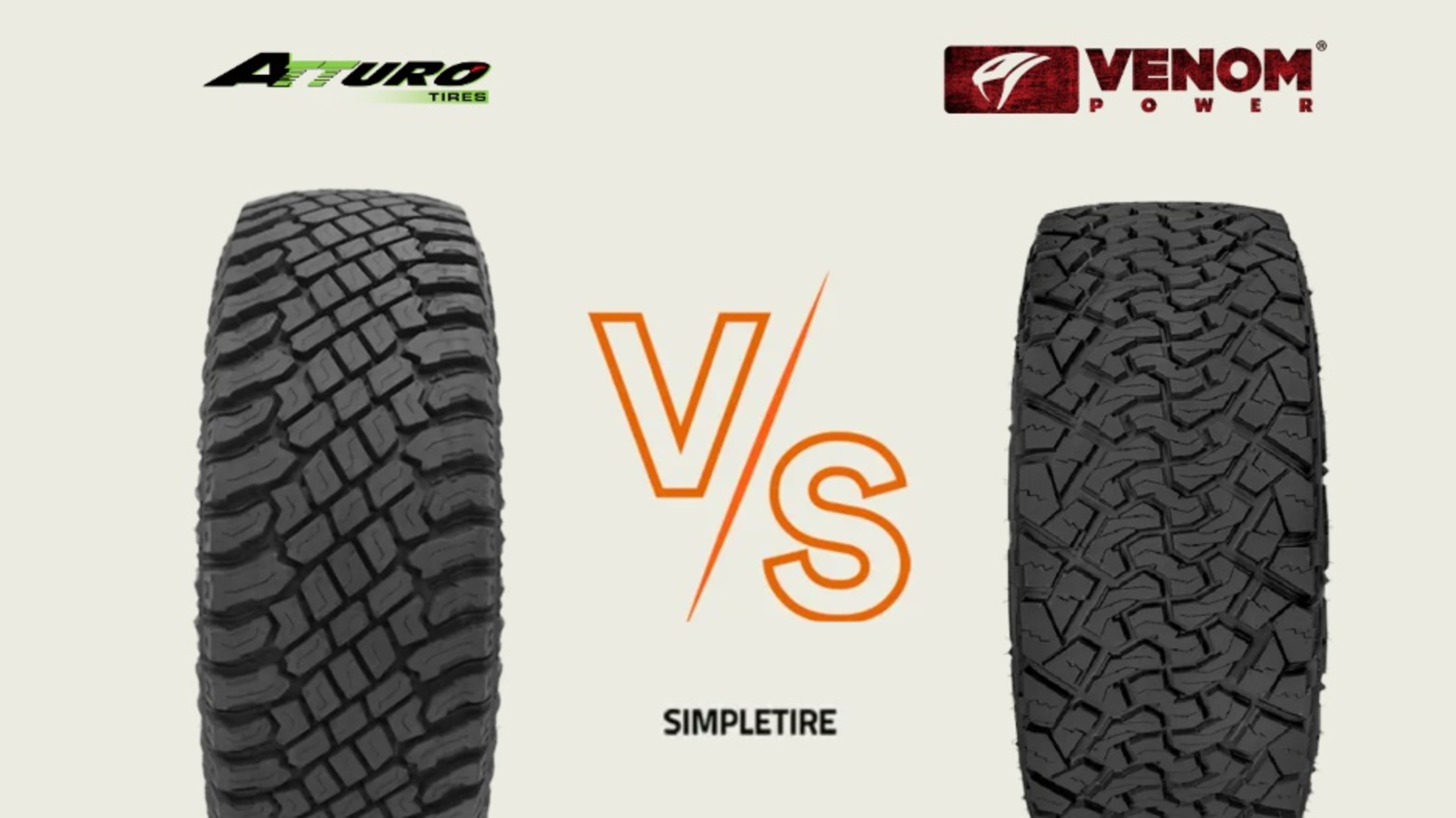 Atturo Trail Blade X/T vs Venom Power Terra Hunter X/T tires