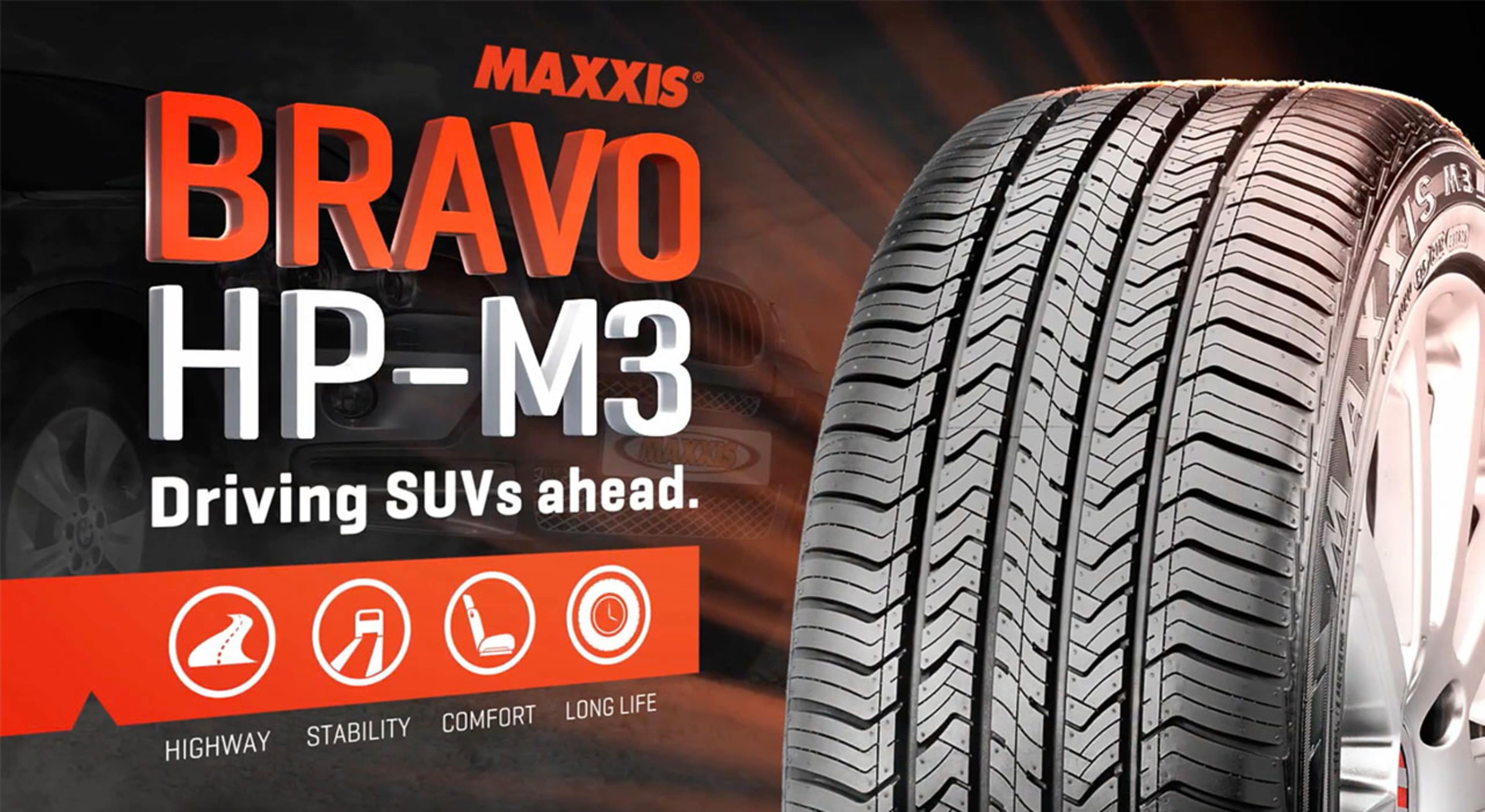 Maxxis Bravo HP-M3 tires