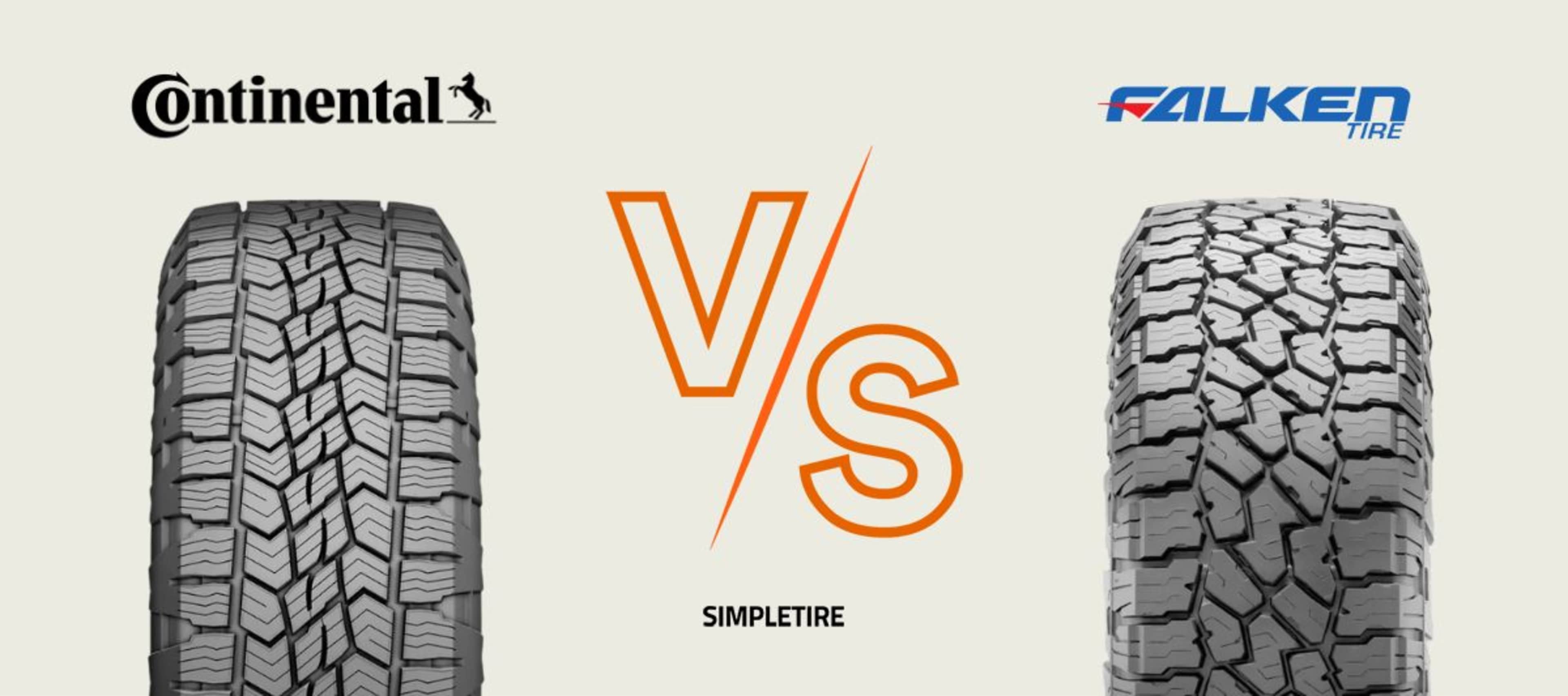 Continental TerrainContact A/T 2 vs Falken Wildpeak A/T4W tires
