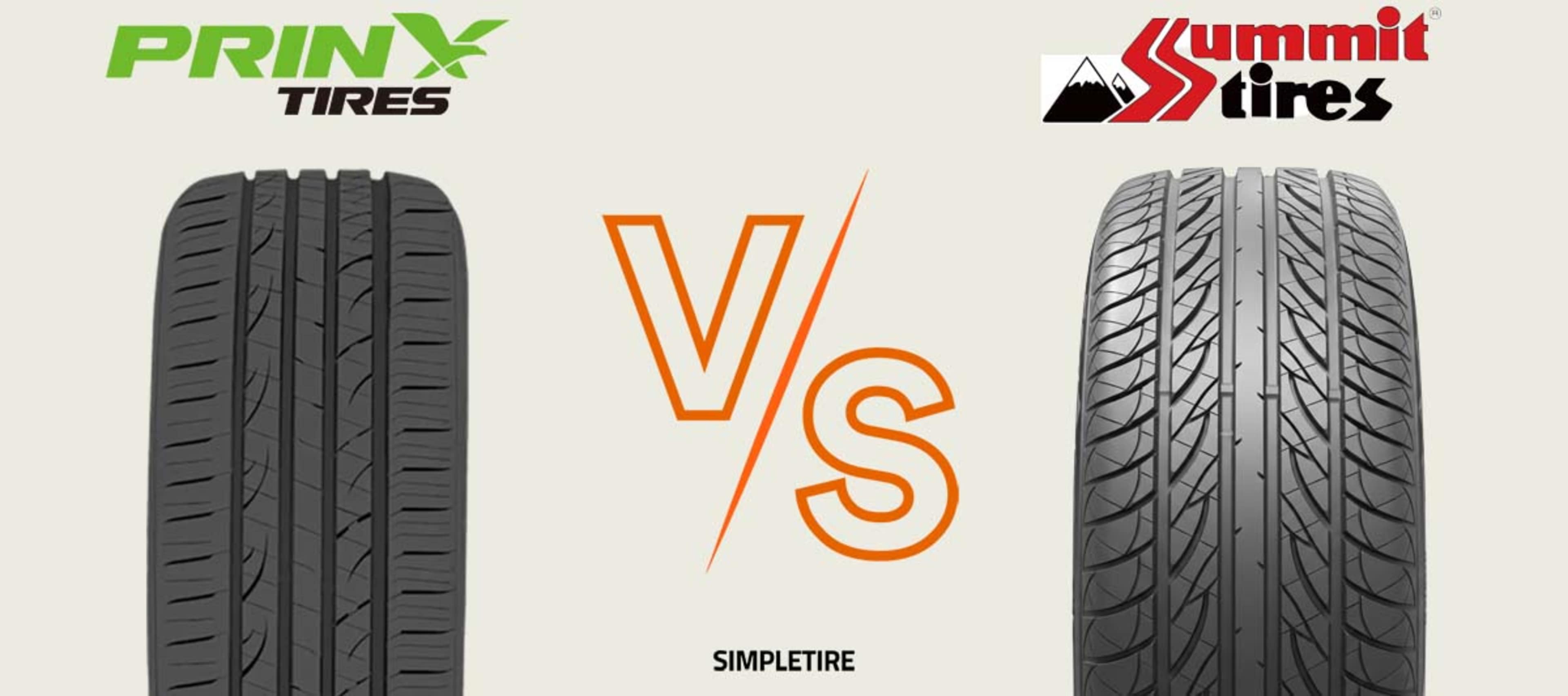 Prinx HiRACE HZ2 A/S vs Summit Ultramax HP A/S tires