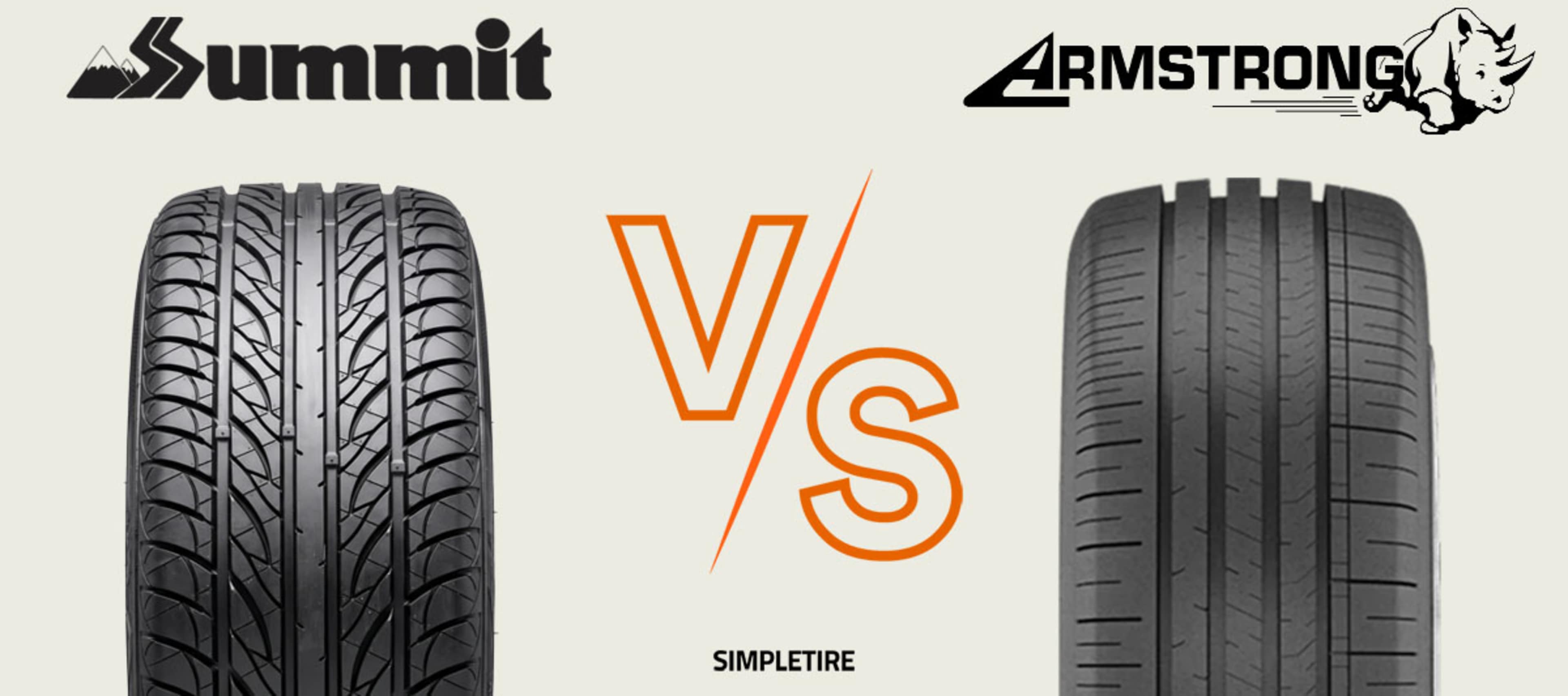 Summit Ultramax HP vs Armstrong Blu-Trac HP tires