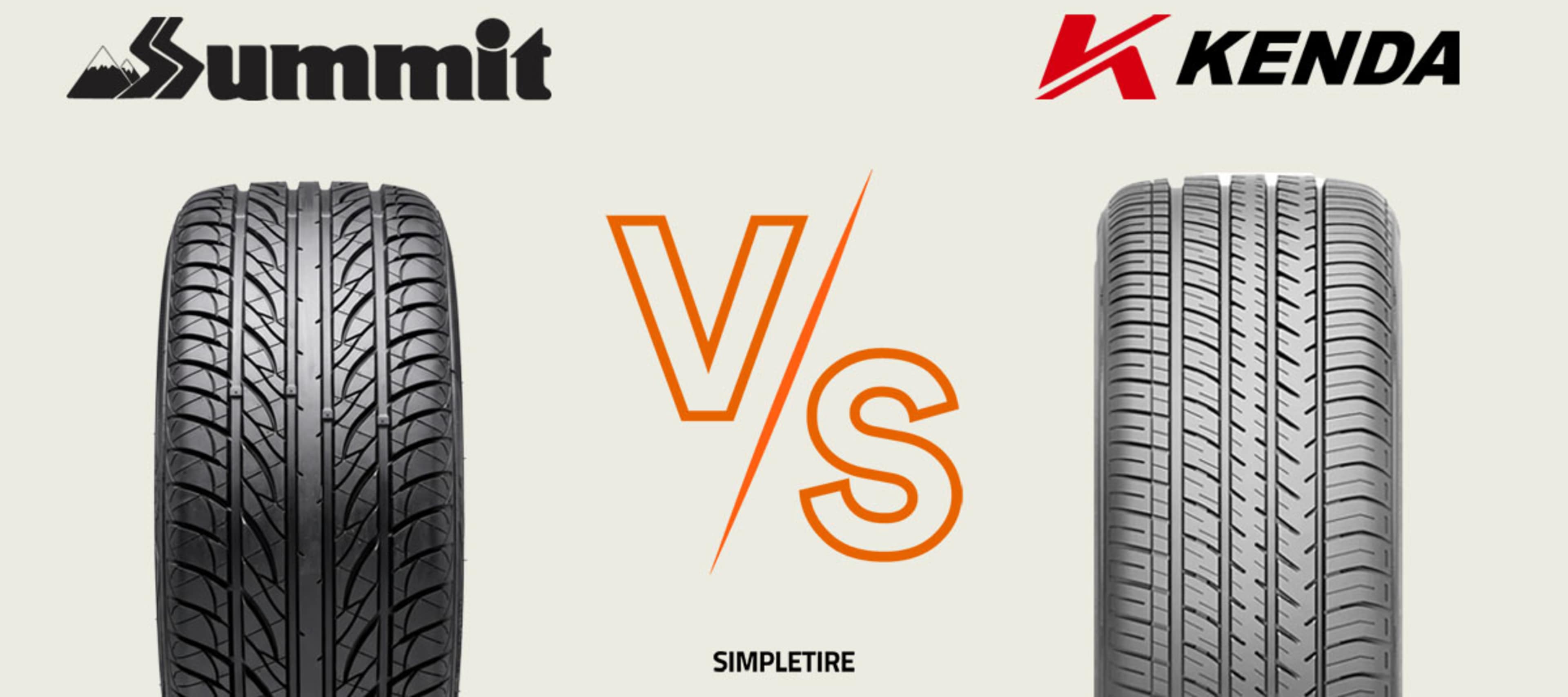 Summit Ultramax HP vs Kenda Vezda UHP A/S (KR400) tires