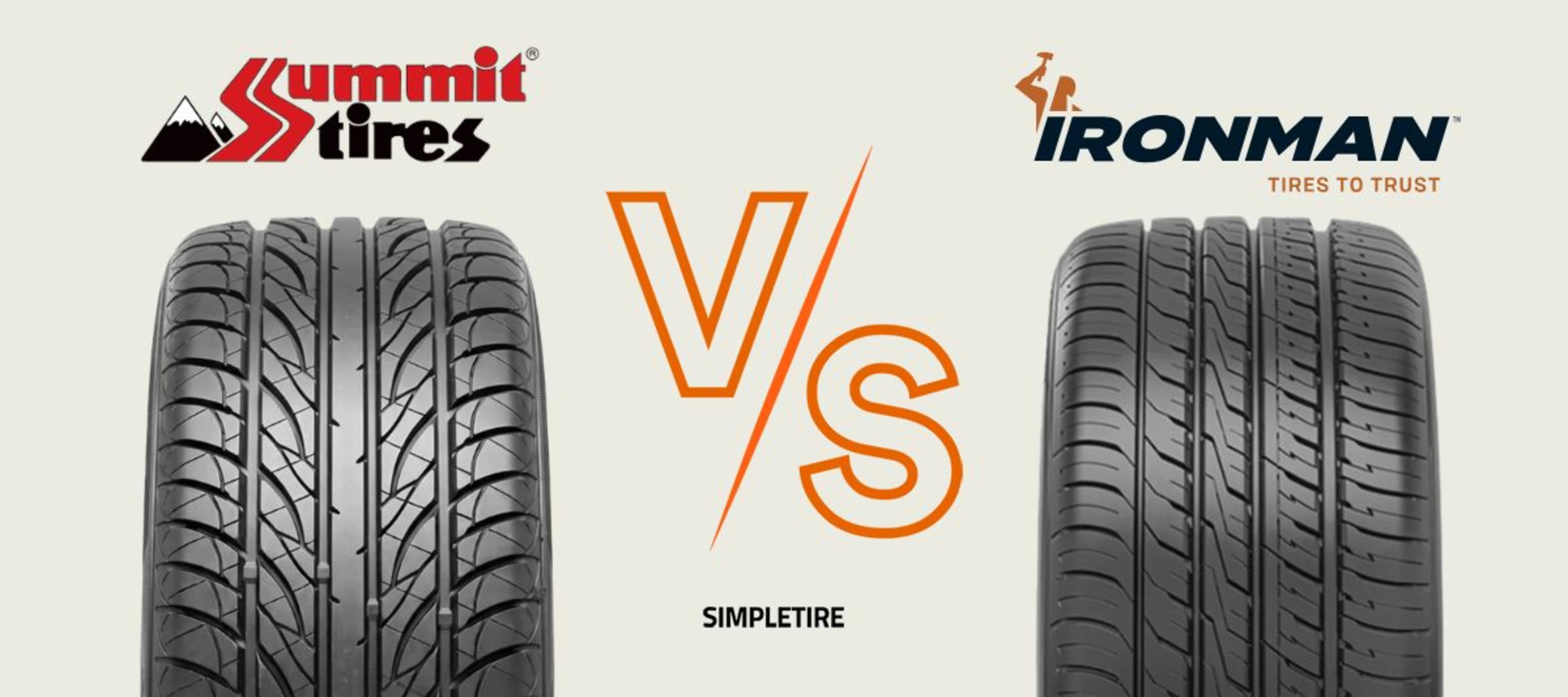 Summit Ultramax HP vs Ironman iMove Gen 3 A/S tires