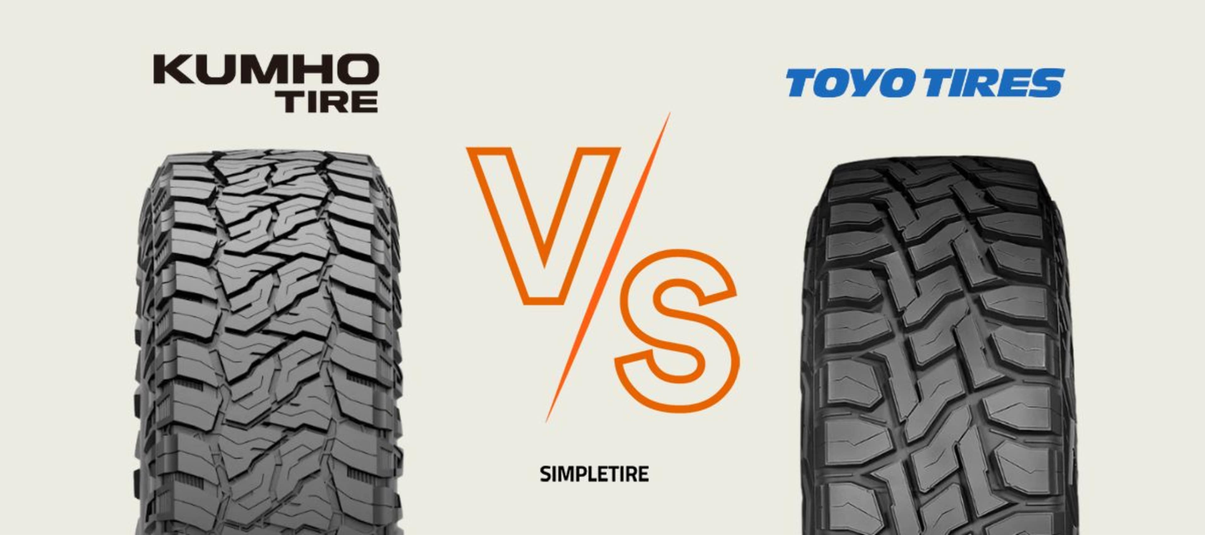 Kumho Road Venture RT51 vs Toyo Open Country R/T tires