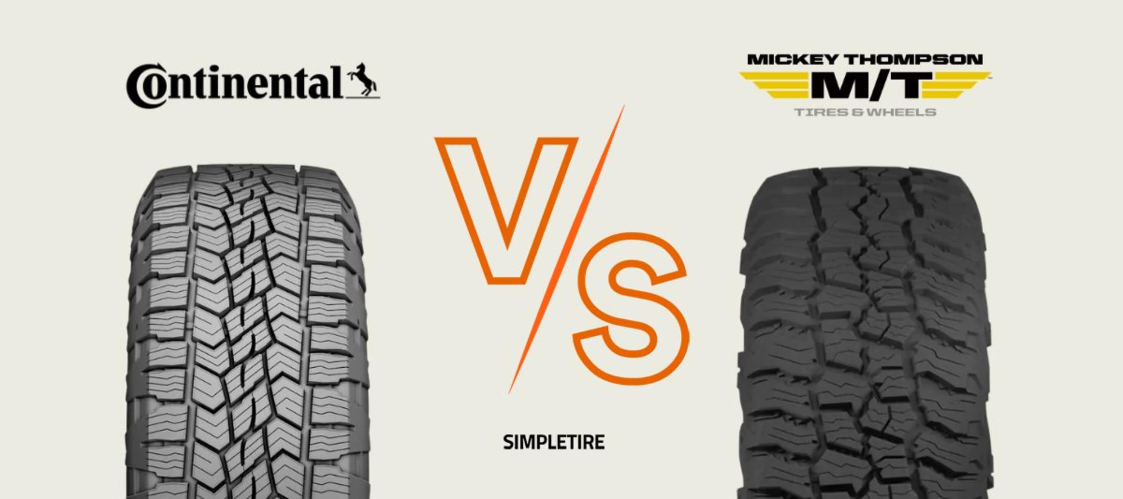 Continental TerrainContact A/T 2 vs Mickey Thompson Baja Boss A/T tires