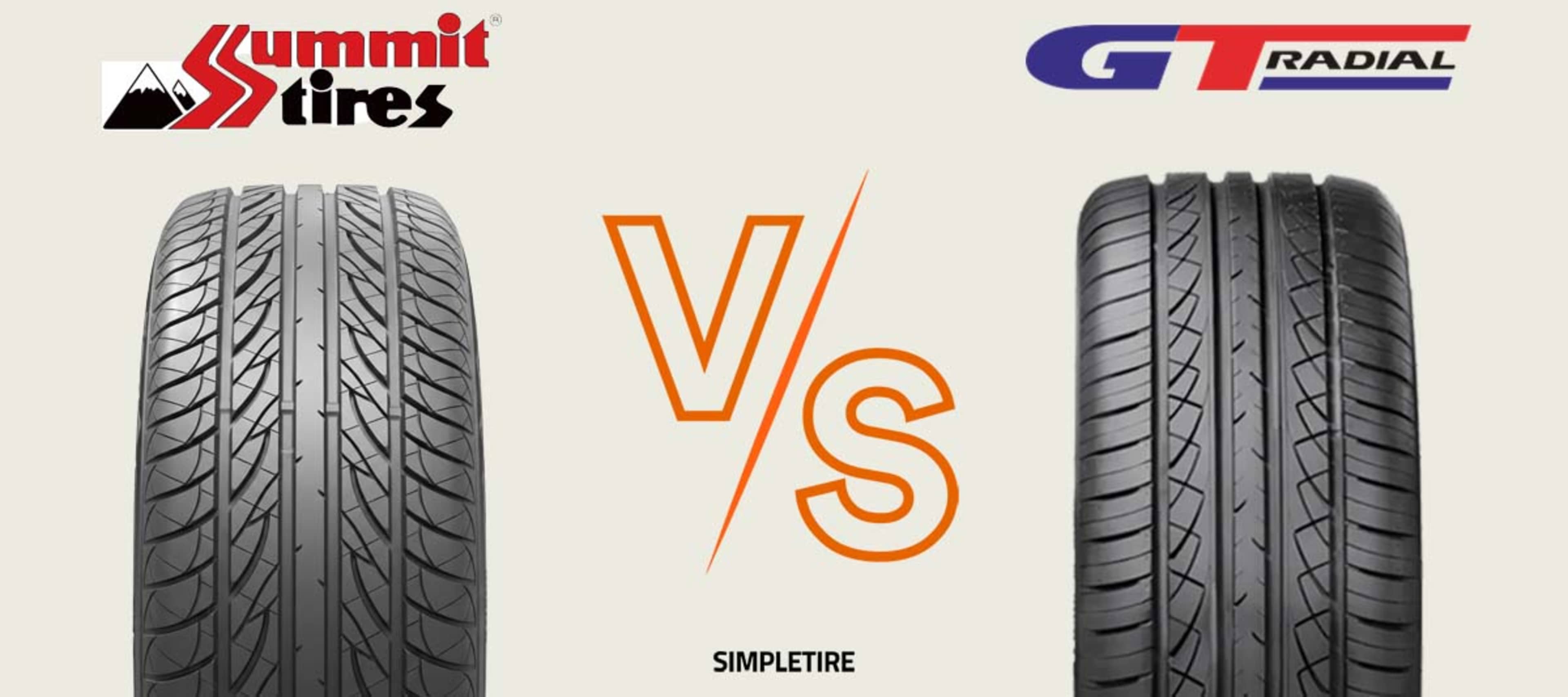 Summit Ultramax HP vs GT Radial Champiro UHP A/S tires