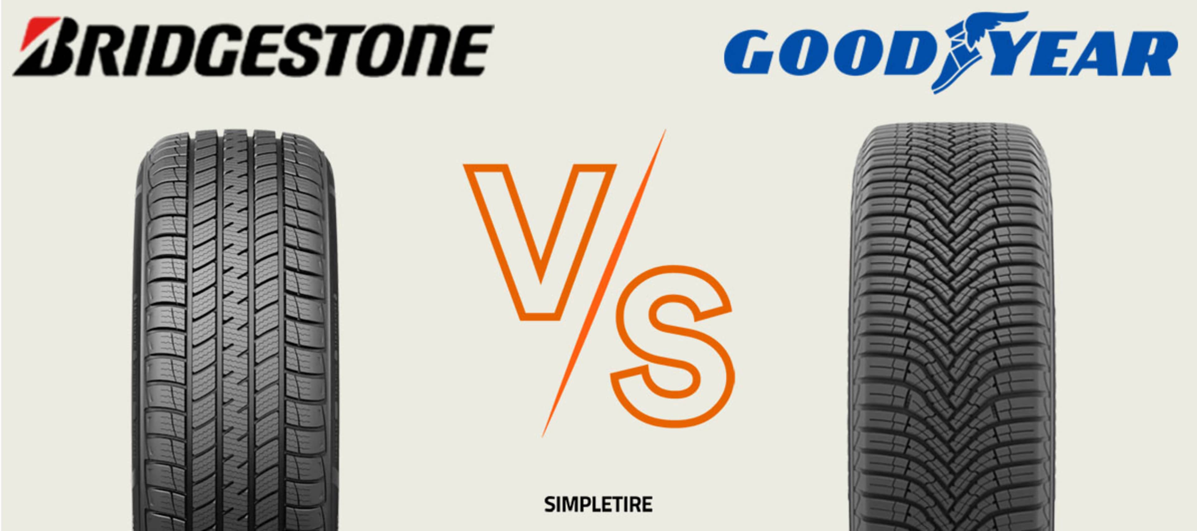 Bridgestone UltraWeather vs Goodyear Assurance WeatherReady 2 tires