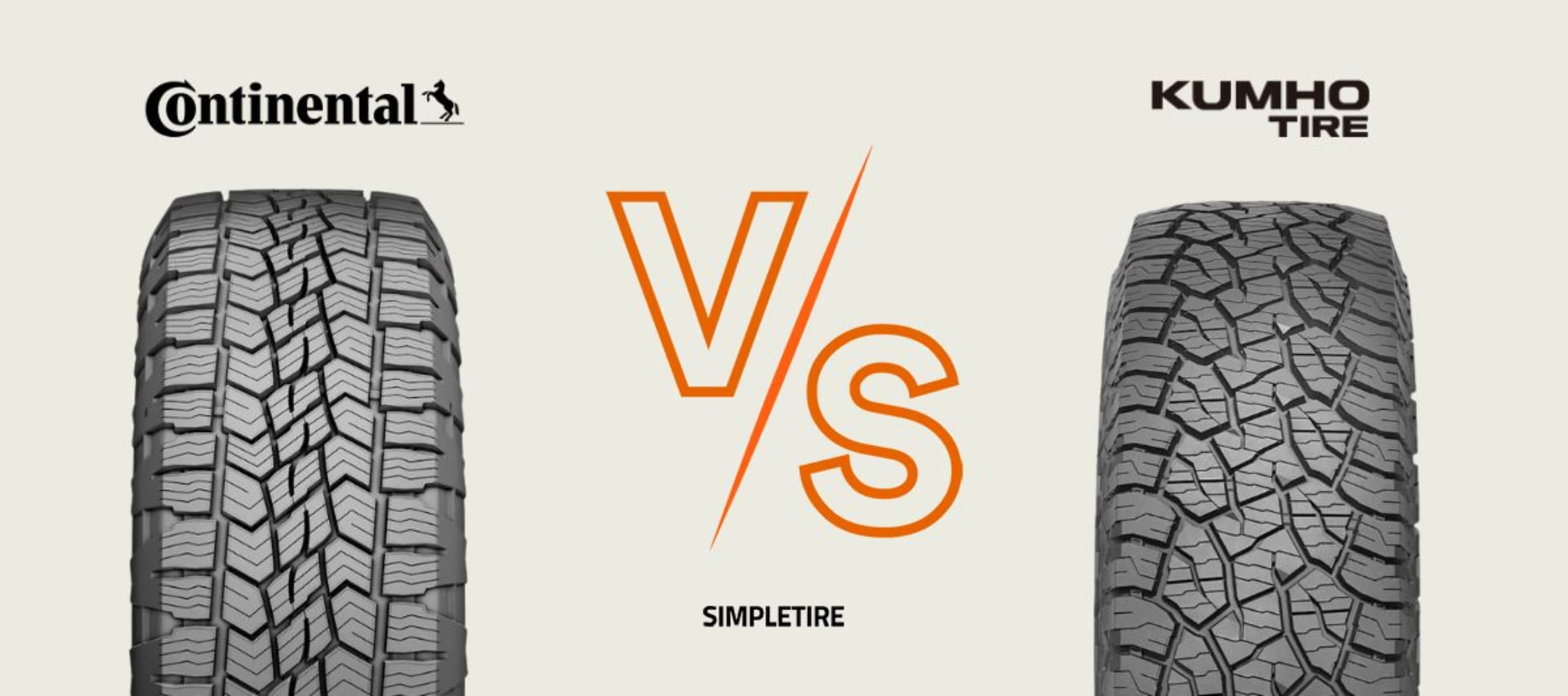 Continental TerrainContact A/T 2 vs Kumho Road Venture AT52 tires