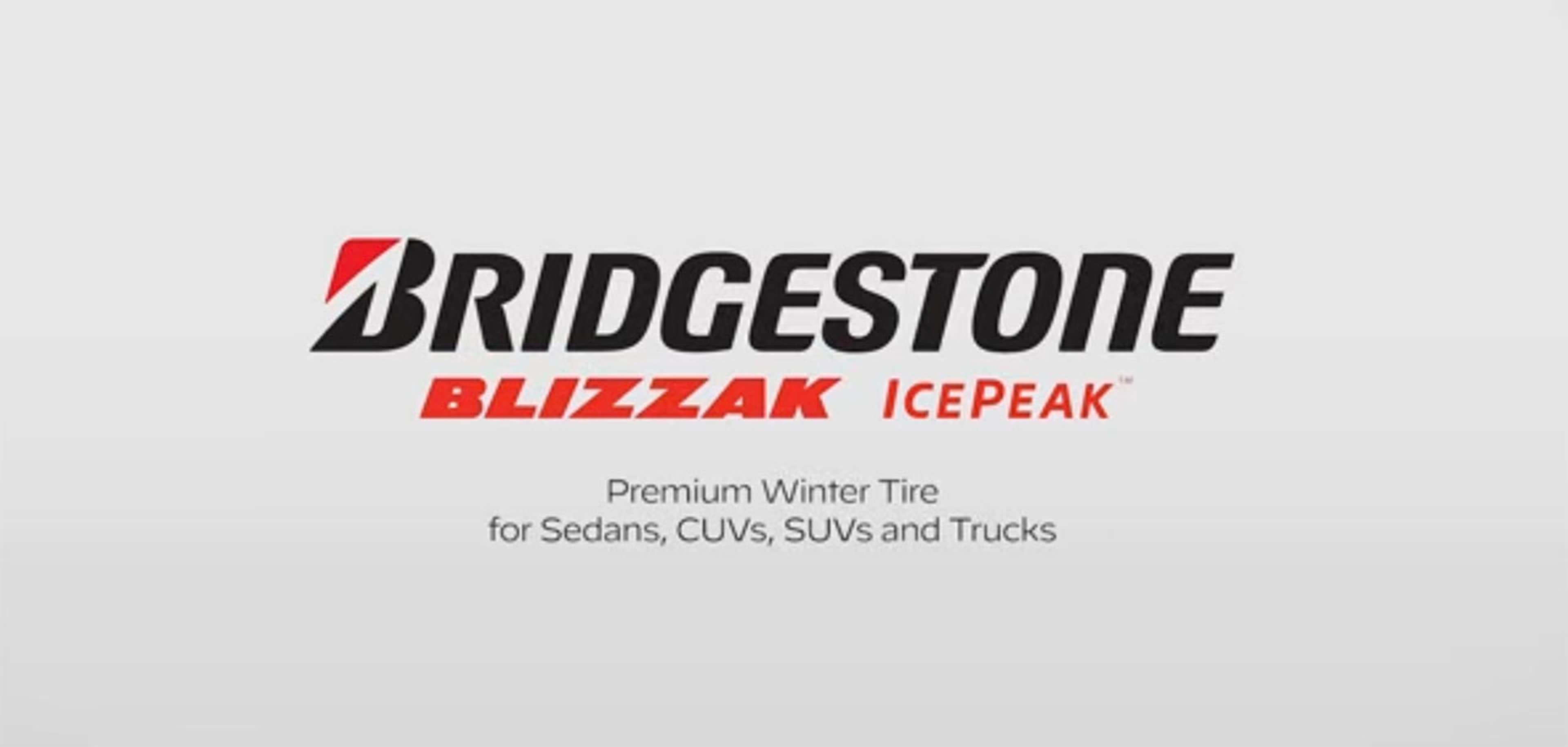 Bridgestone Blizzak IcePeak tires
