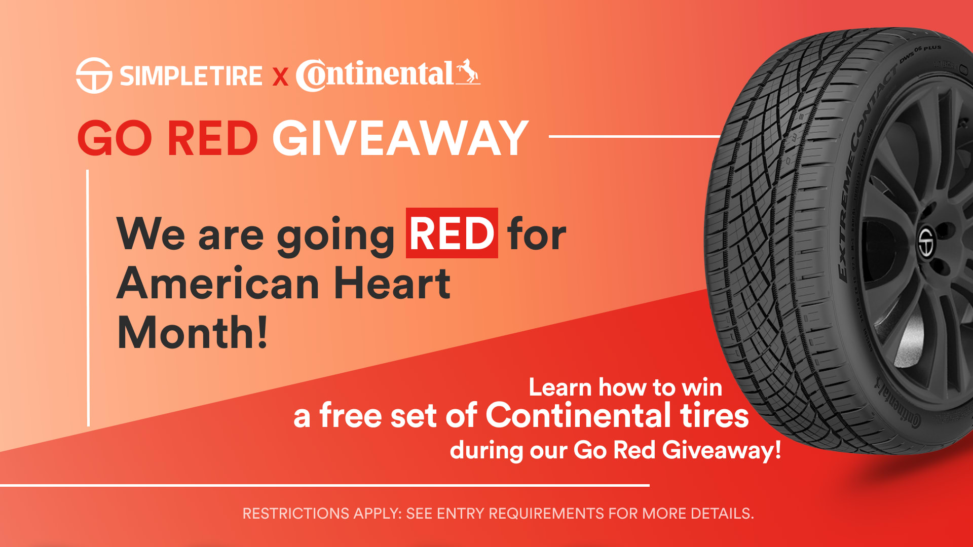 SimpleTire Go Red Giveaway 