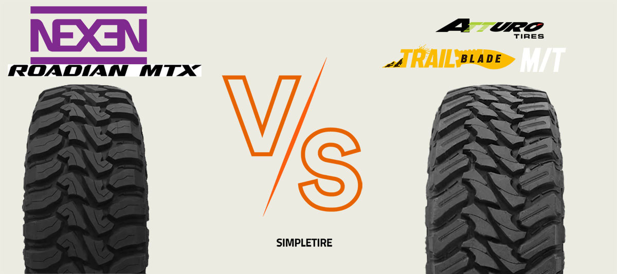 Nexen Roadian MTX vs Atturo Trail Blade M/T tires