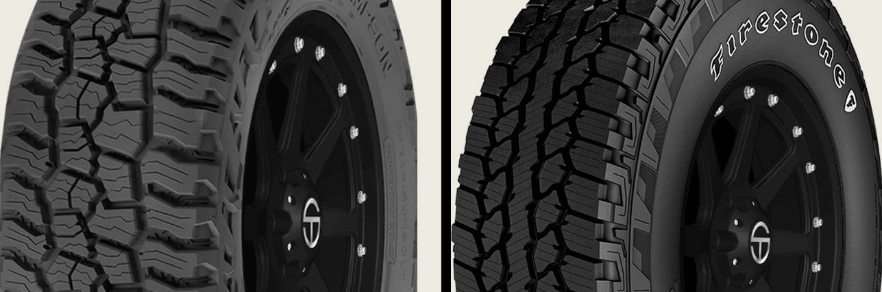 Mickey Thompson Baja Boss A/T vs Firestone Destination A/T2 tires