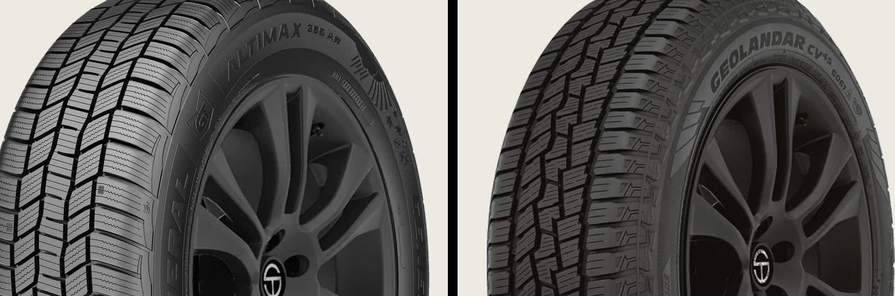 General Altimax 365AW vs Yokohama Geolandar CV4S Tires 