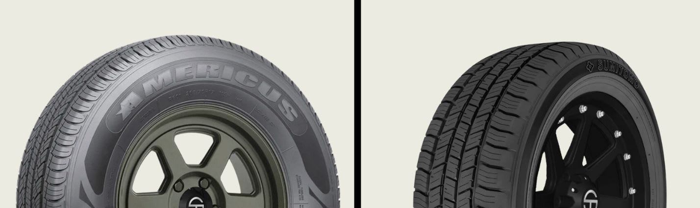 Americus Recon CUV vs Sumitomo Encounter HT2 tires