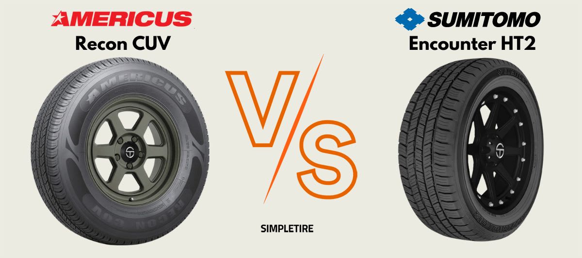 Americus Recon CUV vs Sumitomo Encounter HT2 tires