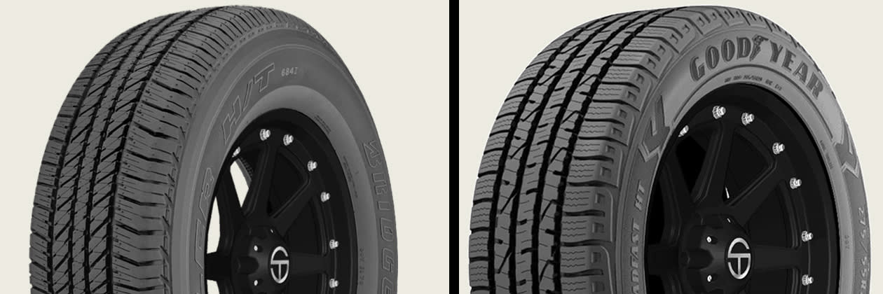 Bridgestone Dueler H/T 684 II vs Goodyear Wrangler Steadfast HT tires