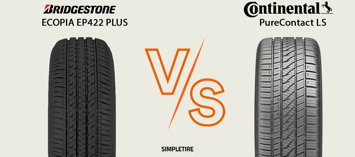 Bridgestone Ecopia EP422 Plus vs Continental PureContact LS tires