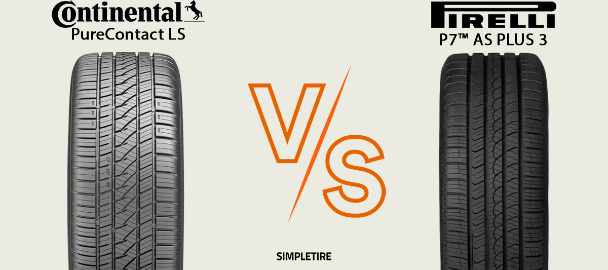 Continental PureContact LS vs Pirelli P7 All Season Plus 3