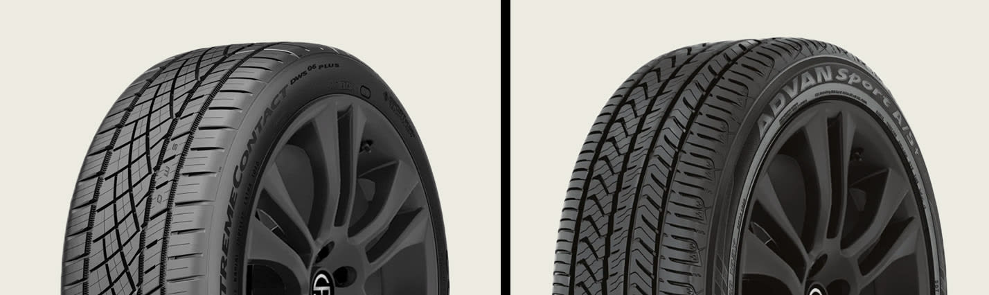Continental ExtremeContact DWS06 Plus vs Yokohama Advan Sport A/S Plus