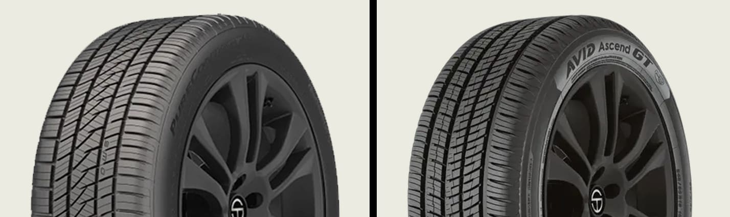 Continental PureContact LS vs Yokohama Avid Ascend GT tires