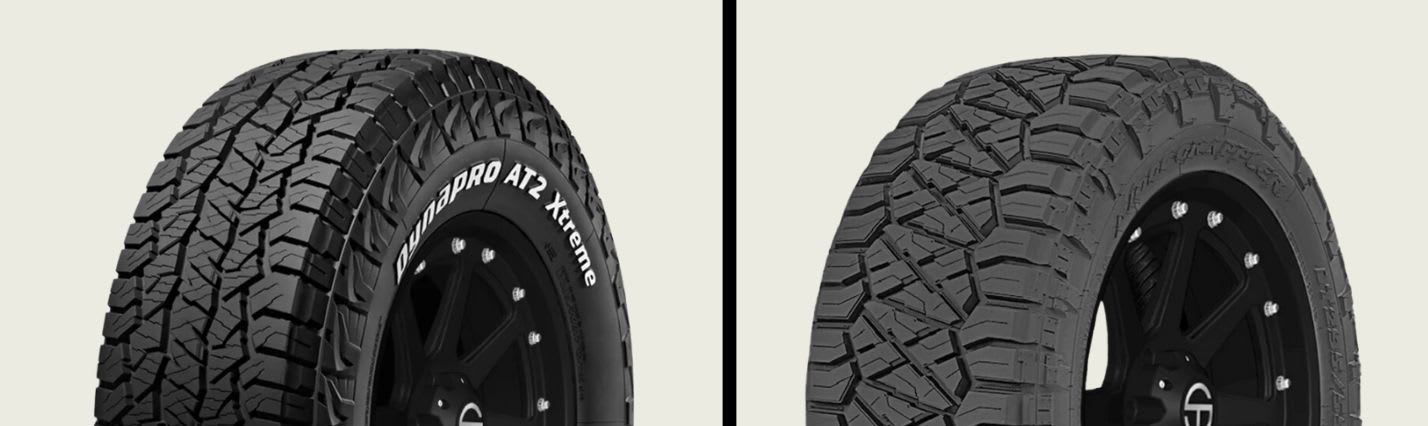 Hankook Dynapro AT2 Xtreme (RF12) vs Nitto Ridge Grappler tires