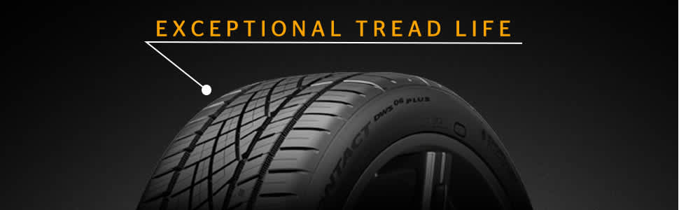 Continental ExtremeContact DWS06 PLUS -  exceptional tread life