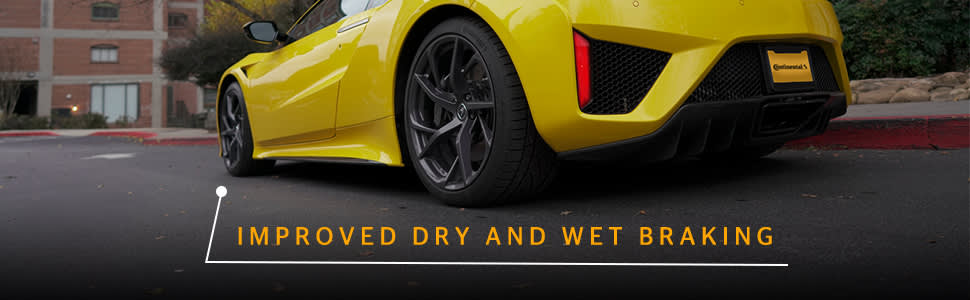 Continental ExtremeContact DWS06 PLUS - Improved dry and wet braking