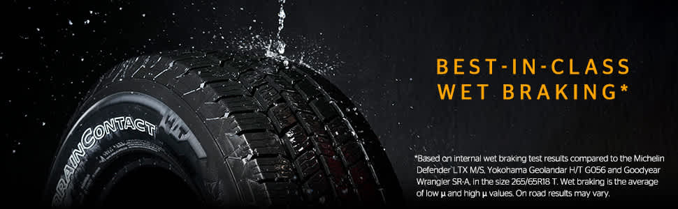 Continental TerrainContact H/T - BIC wet braking