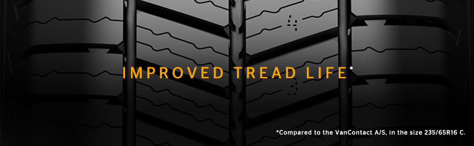 Continental Vancontact A/S Ultra - Improved tread life