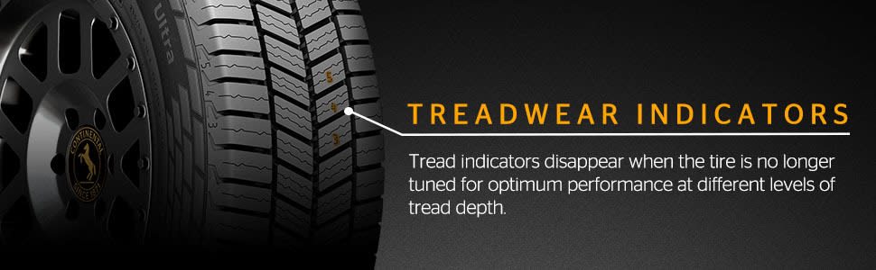 Continental Vancontact A/S Ultra - Treadwear Indicators