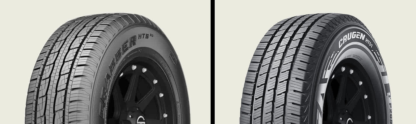 General Grabber HTS60 vs Kumho Crugen HT51