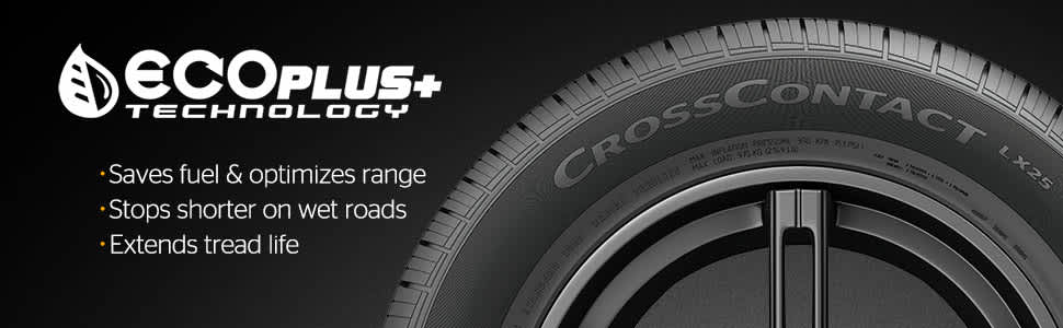 Continental CrossContact LX25 - EcoPlus Technology