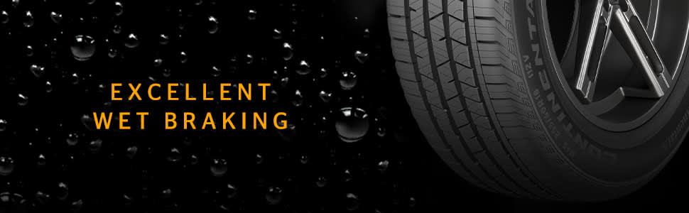 Continental CrossContact LX Sport - Excellent wet braking
