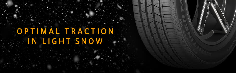 Continental CrossContact LX Sport - optimal traction in light snow