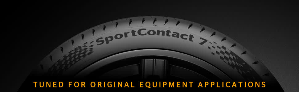 Continental SportContact 7 Tuned for Original Equipment Applications