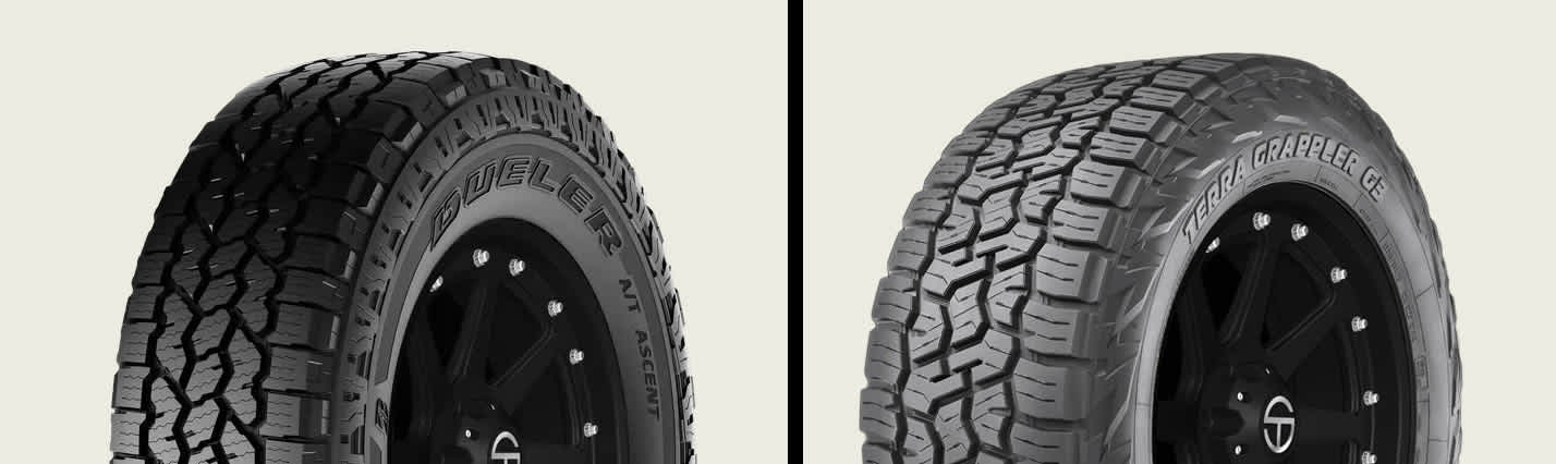Bridgestone Dueler A/T Ascent vs Nitto Terra Grappler G3