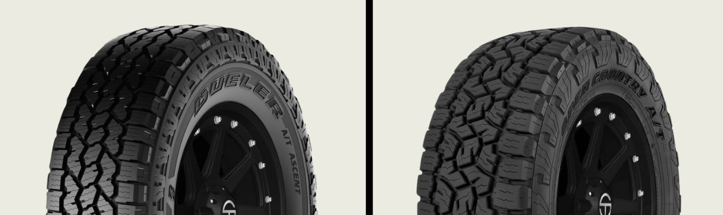 Bridgestone Dueler A/T Ascent vs Toyo Open Country A/T III