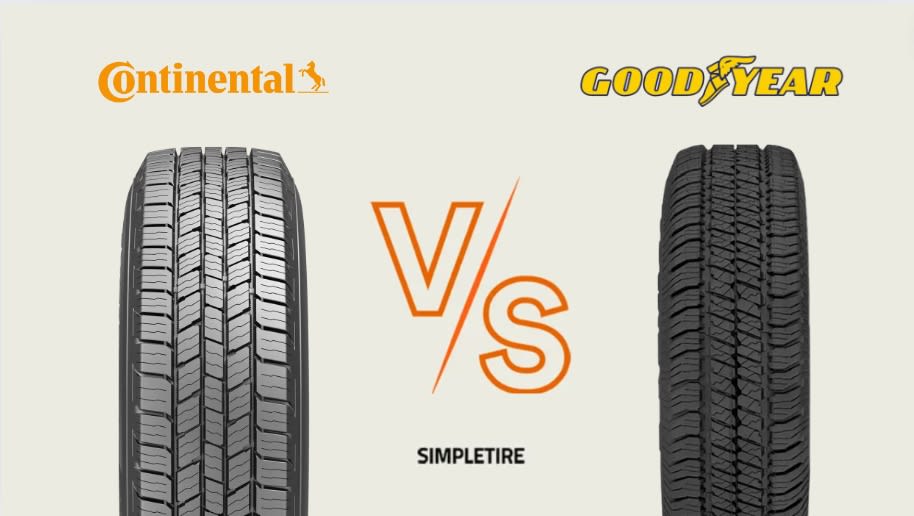 Continental TerrainContact H/T vs Goodyear Wrangler SR-A