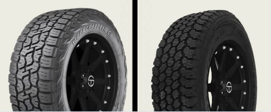 Nitto Terra Grappler G3 vs Goodyear Wrangler All-Terrain Adventure with Kevlar