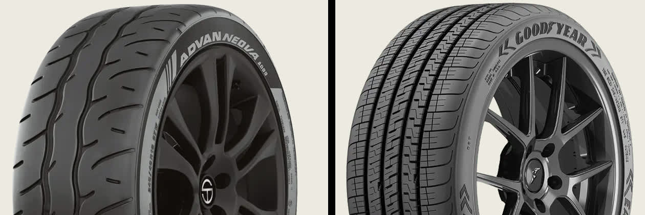Yokohama Advan Neova AD09 vs Goodyear Eagle Exhilarate tires