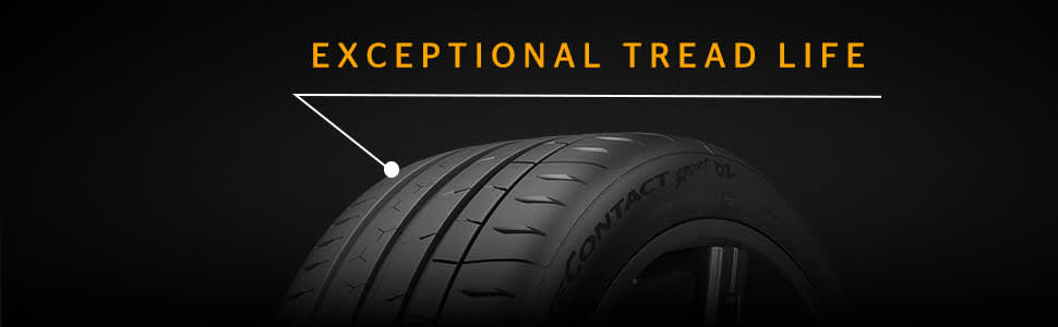 Continental ExtremeContact Sport 02 Exceptional tread life