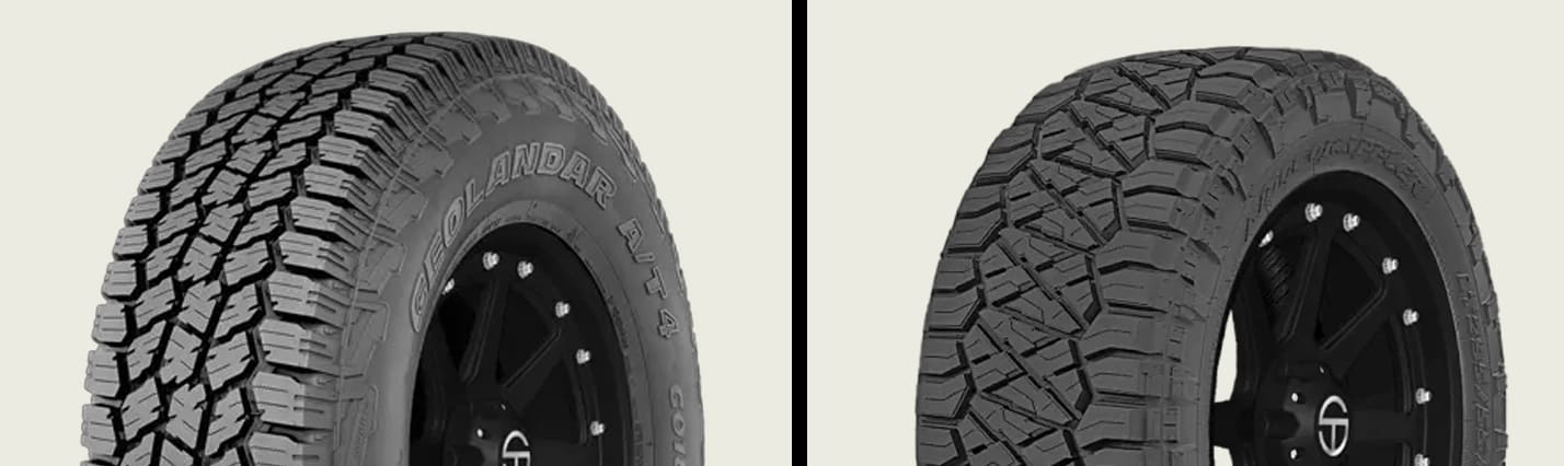 Yokohama Geolandar A/T4 G018 vs Nitto Ridge Grappler tires